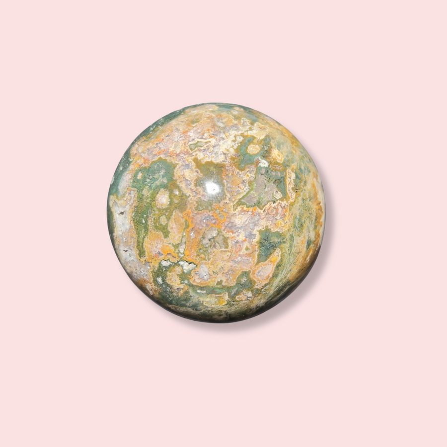 Sea Jasper Sphere - Made in Mother Nature