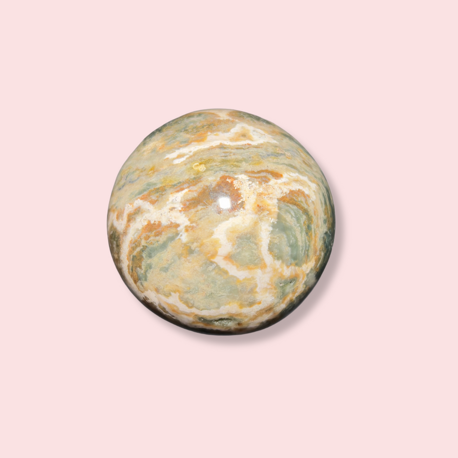 Sea Jasper Sphere - Made in Mother Nature