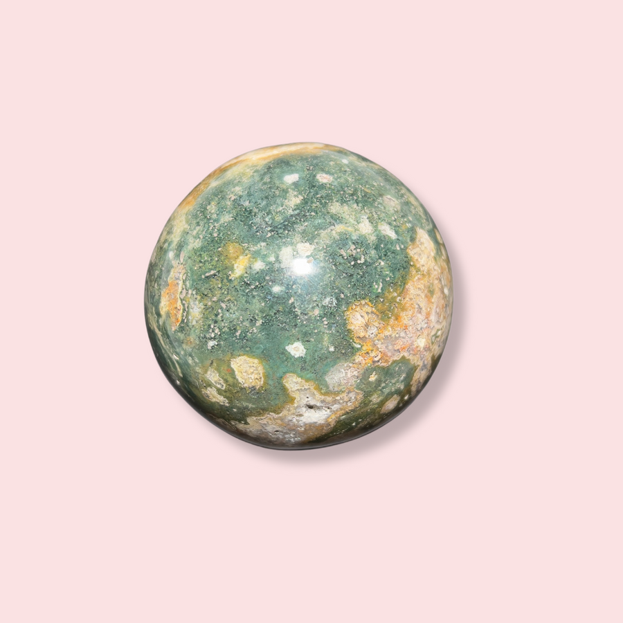 Sea Jasper Sphere - Made in Mother Nature