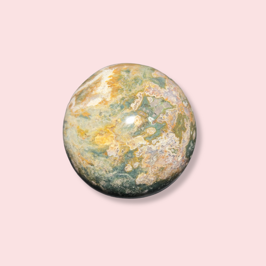 Sea Jasper Sphere - Made in Mother Nature