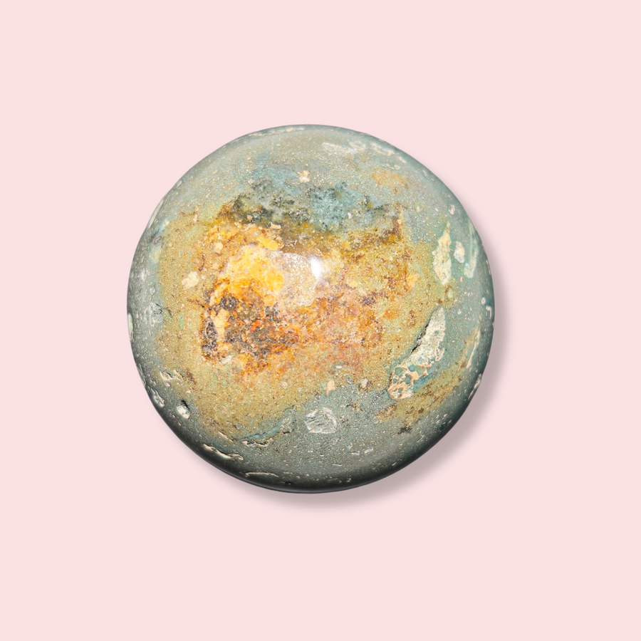 Sea Jasper Sphere - Made in Mother Nature