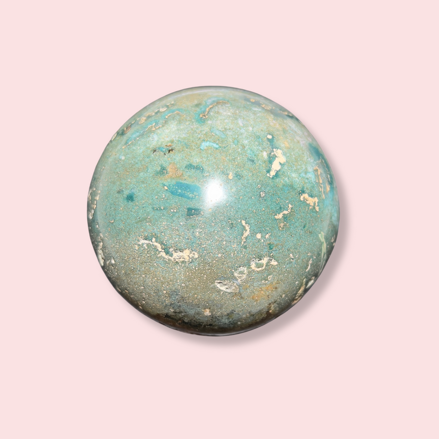 Sea Jasper Sphere - Made in Mother Nature