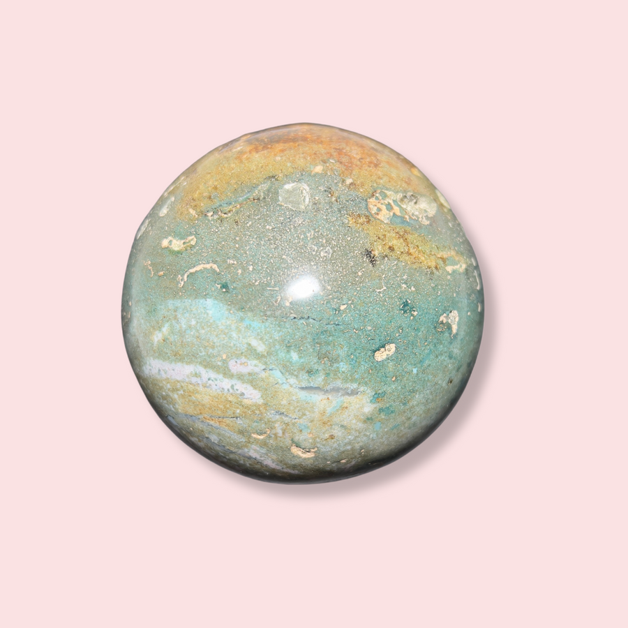 Sea Jasper Sphere - Made in Mother Nature