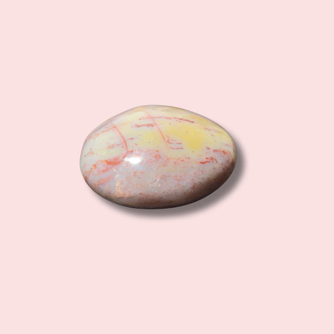 Moody Purple Sea Jasper Palm Stone - Made in Mother Nature