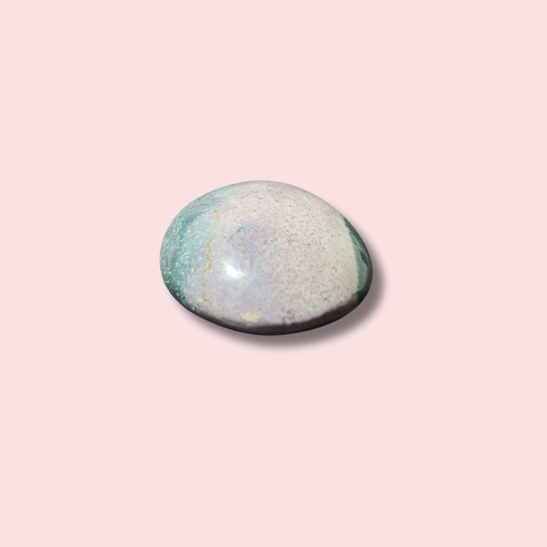 Stunning Purple & Blue Sea Jasper Palm Stone - Made in Mother Nature