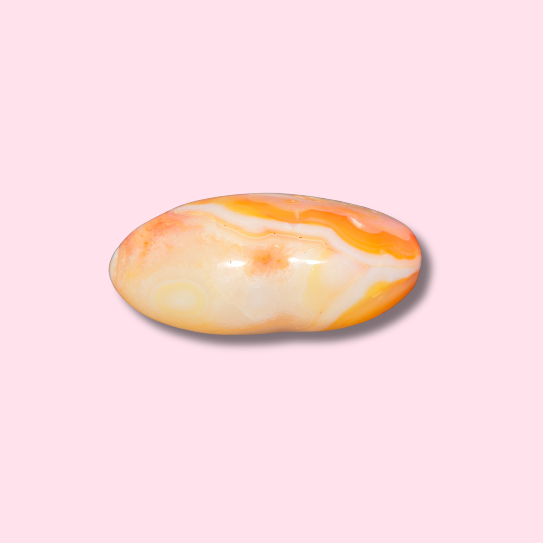 Pretty Pastel Carnelian Heart - Made in Mother Nature