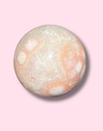 Quartz-Filled Pink Amethyst x Flower Agate Sphere - Made in Mother Nature