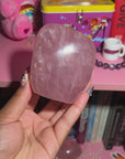 Juicy Pink Star Rose Quartz Freeform